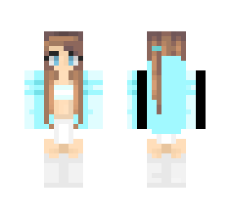 €łłα | Cute Bright Blue Hoodie