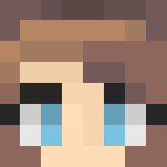 €łłα | Cute Bright Blue Hoodie - Female Minecraft Skins - image 3