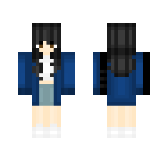 blue jacket ???? - Female Minecraft Skins - image 2