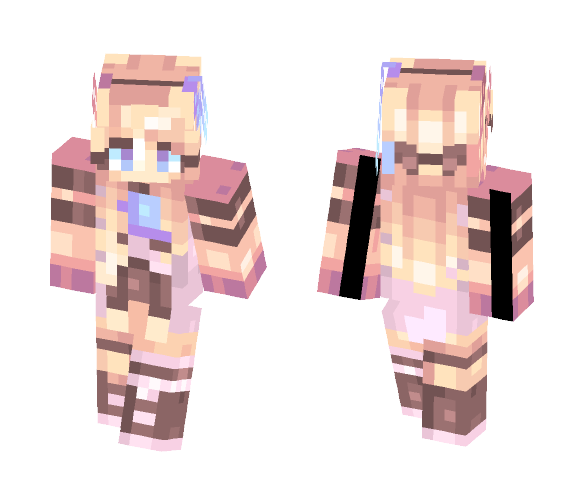 Download Free Hey tHAIR, Blondie (oh puns) Skin for Minecraft image 1 Hey tHAIR, Blondie (oh puns) - Female Minecraft Skins - image 1