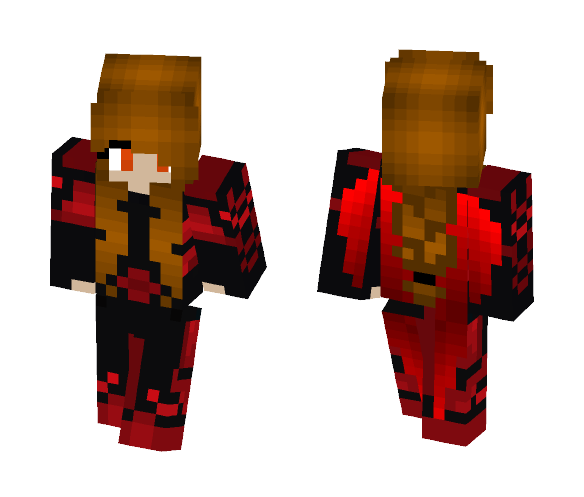 Liv as a Shadow Knight - Female Minecraft Skins - image 1