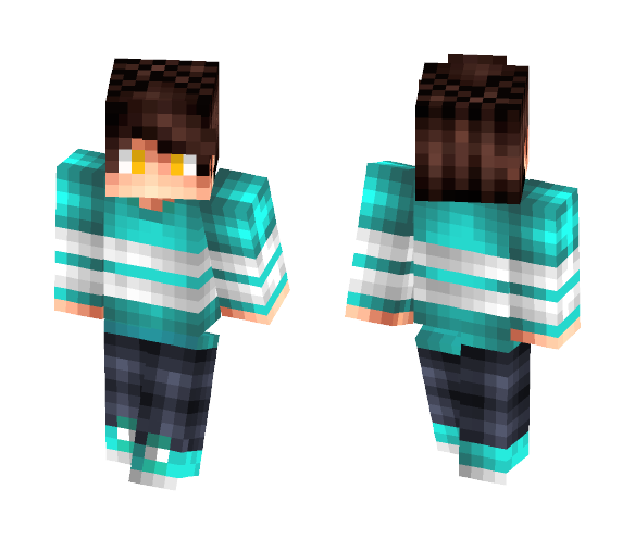Yellow eyed boy - Boy Minecraft Skins - image 1