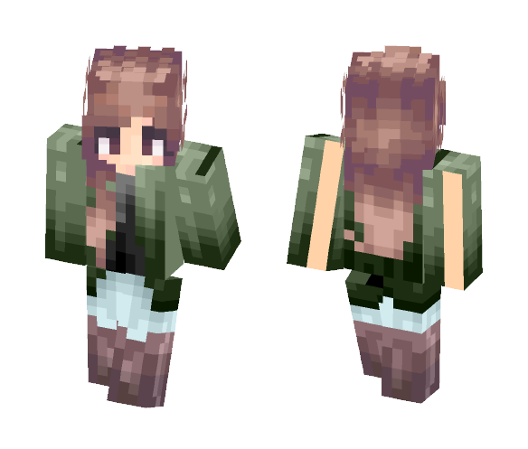 Download Free Foresty Gal???? Skin for Minecraft image 1 Foresty Gal???? - Female Minecraft Skins - image 1