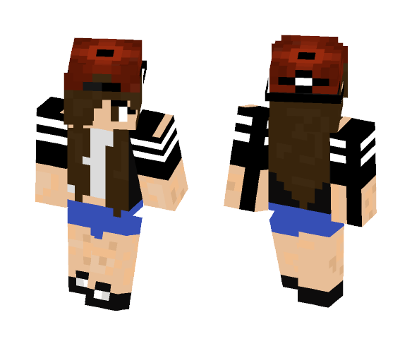 Download Free Girl Skin Skin for Minecraft image 1 Girl Skin - Girl Minecraft Skins - image 1