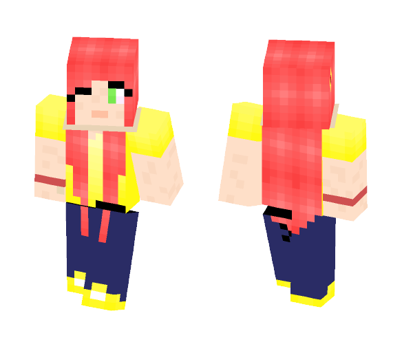 Casual Anime Girl - Anime Minecraft Skins - image 1