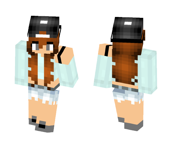 Lazy Girl - Girl Minecraft Skins - image 1