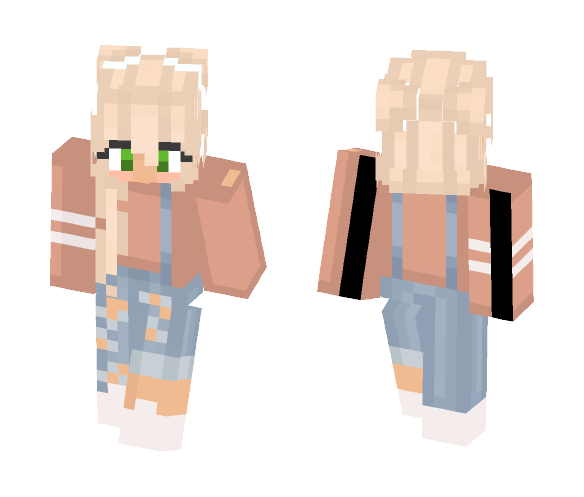 Green Eyes - Female Minecraft Skins - image 1
