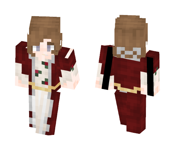 ⊰ Ellenore Red Flower ⊱ - Female Minecraft Skins - image 1