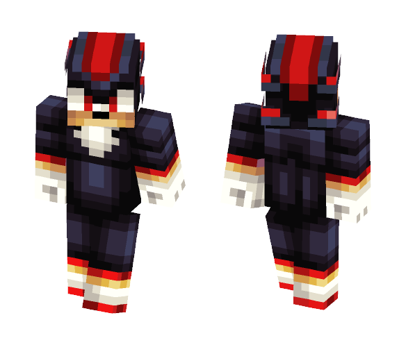 Shadow The HedgeHog - Male Minecraft Skins - image 1