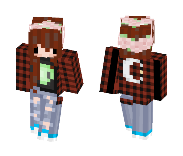 Download Free тυмвℓя gяυηgє ~ ???? Skin for Minecraft image 1 тυмвℓя gяυηgє ~ ???? - Female Minecraft Skins - image 1