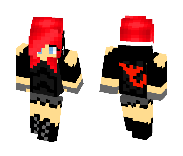 Team Valor Girl - Girl Minecraft Skins - image 1