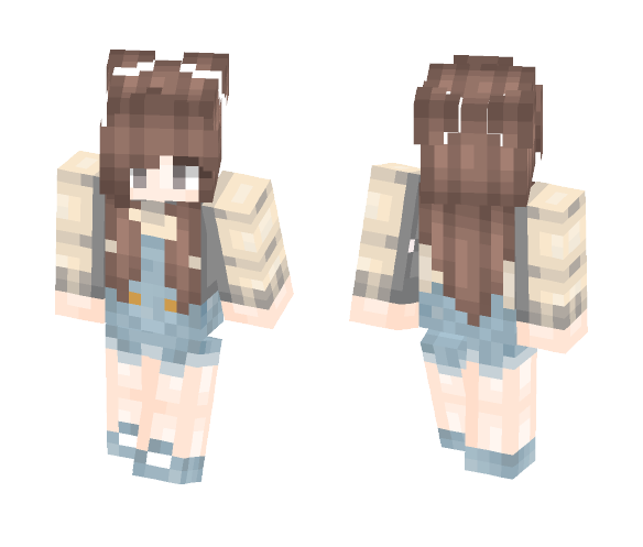 Download Free Overalls Skin for Minecraft image 1 Overalls - Female Minecraft Skins - image 1