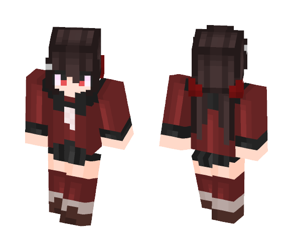 Maki Harukawa / Drv3 - Female Minecraft Skins - image 1