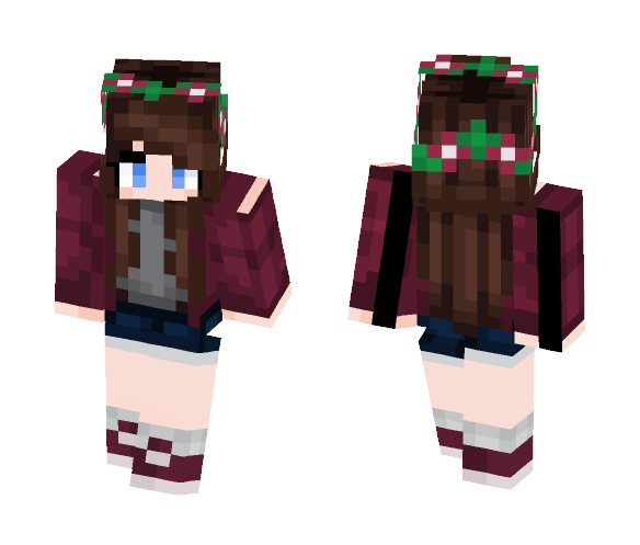 Flower Crown - Flower Crown Minecraft Skins - image 1