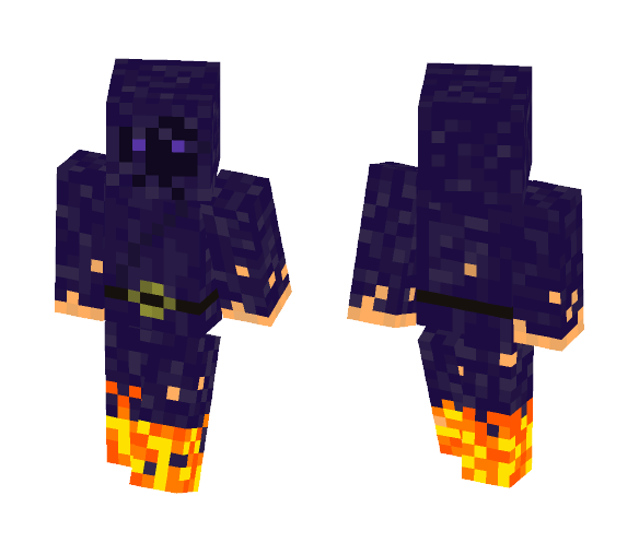 Dark Fire Wizard - Interchangeable Minecraft Skins - image 1