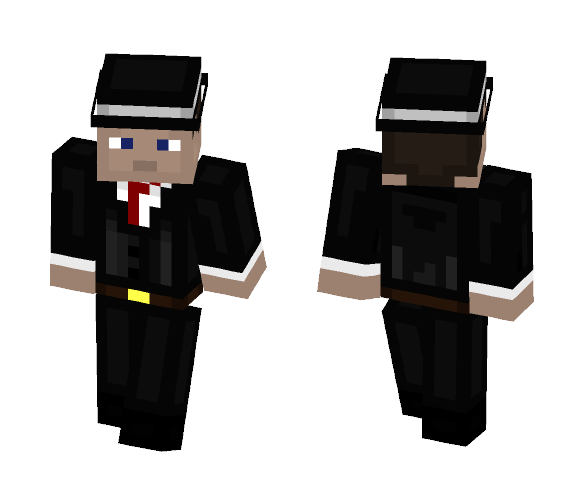 Fedora Man - Male Minecraft Skins - image 1