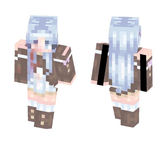Hurt Eye (why xD?!) - Female Minecraft Skins - image 1