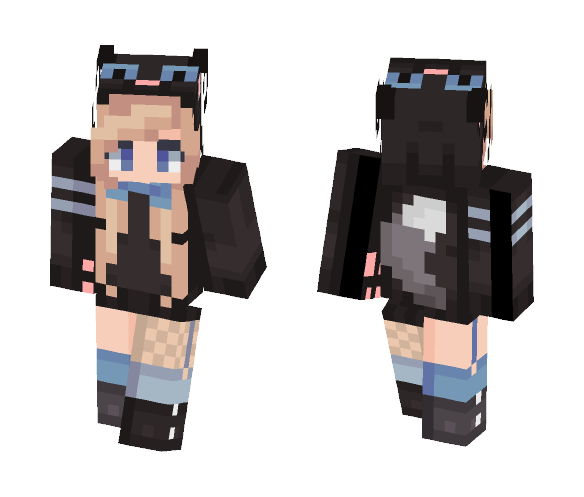 Download Free Neko hoodie ~ (Boy vers in desc) Skin for Minecraft image 1 Neko hoodie ~ (Boy vers in desc) - Interchangeable Minecraft Skins - image 1