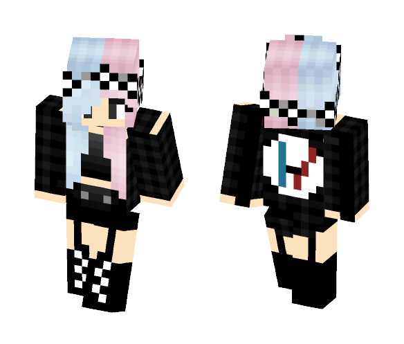 |twenty one pilots| - Female Minecraft Skins - image 1