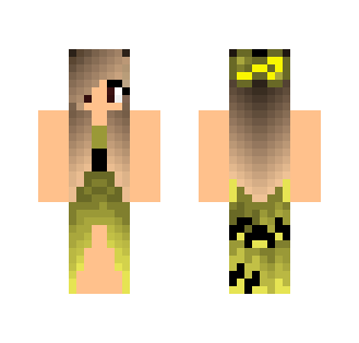 Formal Girl In Bumble Bee Dress - Girl Minecraft Skins - image 2