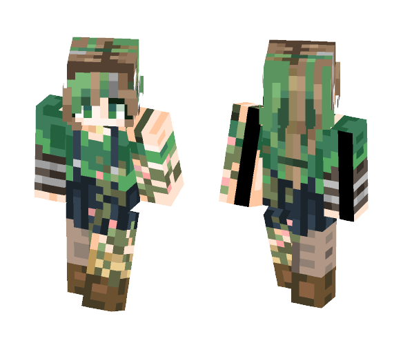 Vine // Pastel Snow's Contest - Female Minecraft Skins - image 1
