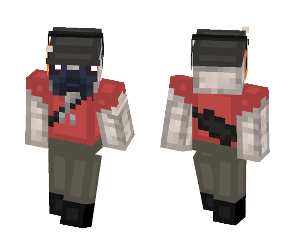 Download Free Pug RED Scout | Team Fortress 2 Skin for Minecraft image 1 Pug RED Scout | Team Fortress 2 - Male Minecraft Skins - image 1