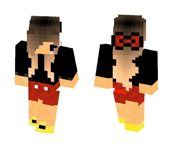 Mini Mouse Girl - Girl Minecraft Skins - image 1