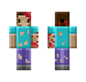 Plastic Zombie Steve - Interchangeable Minecraft Skins - image 2