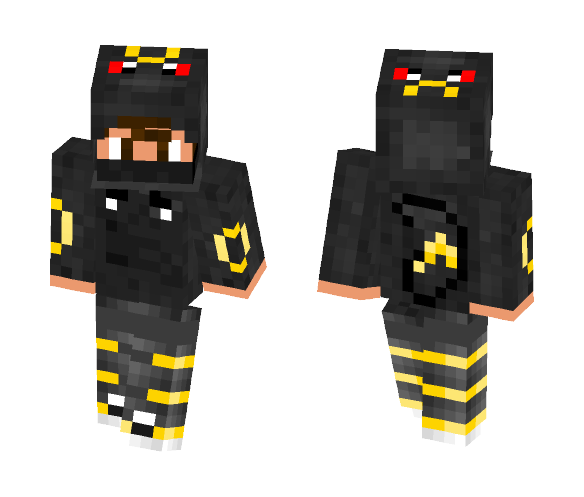 Umbreon Hoody Male - Male Minecraft Skins - image 1