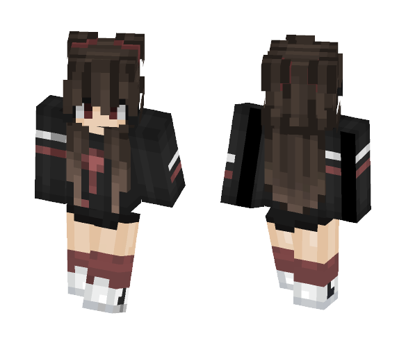 Tear In My Heart | Eyes Edit - Female Minecraft Skins - image 1