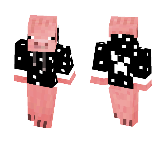 ♥Pig in Hoodie♥ - Interchangeable Minecraft Skins - image 1