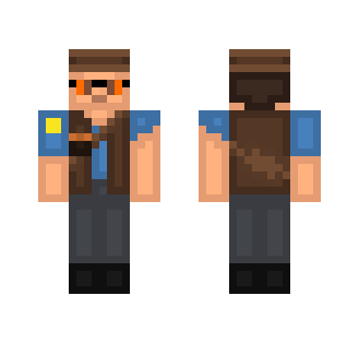 BLU Sniper | Team Fortress 2 - Male Minecraft Skins - image 2
