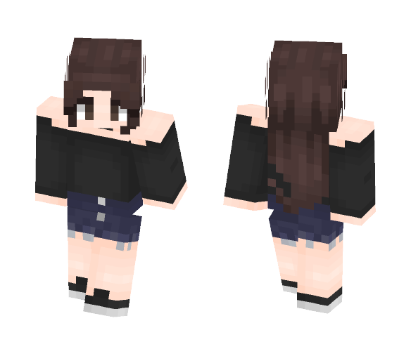 i should be studying latin rn. - Female Minecraft Skins - image 1