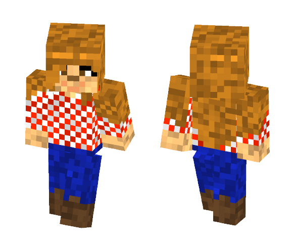 *Me*; A farm girl. - Female Minecraft Skins - image 1