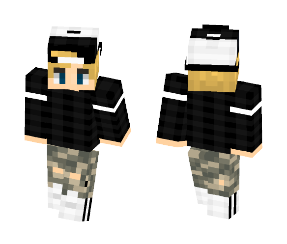 Teen Cap Boy - Boy Minecraft Skins - image 1