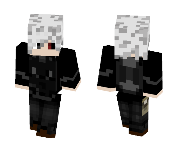 Download Free Kaneki´s skin from my friend Skin for Minecraft image 1 Kaneki´s skin from my friend - Male Minecraft Skins - image 1