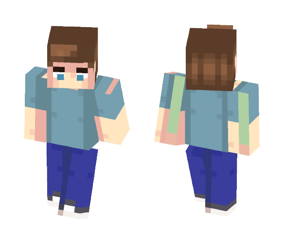 Steve - Male Minecraft Skins - image 1