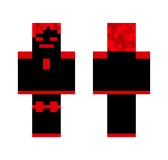 Ghostmanenergy Skin Red remix - Male Minecraft Skins - image 2