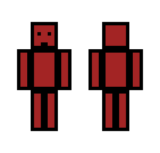 Red and Black Man