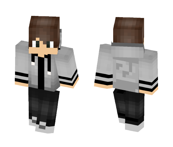 grey teenager - Male Minecraft Skins - image 1