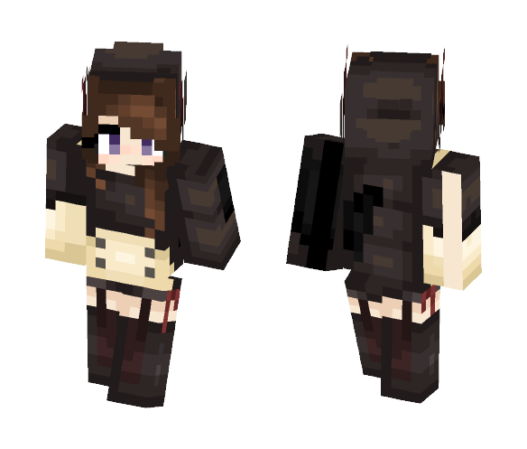 * Demon Hood for no reason * ~Ink - Female Minecraft Skins - image 1