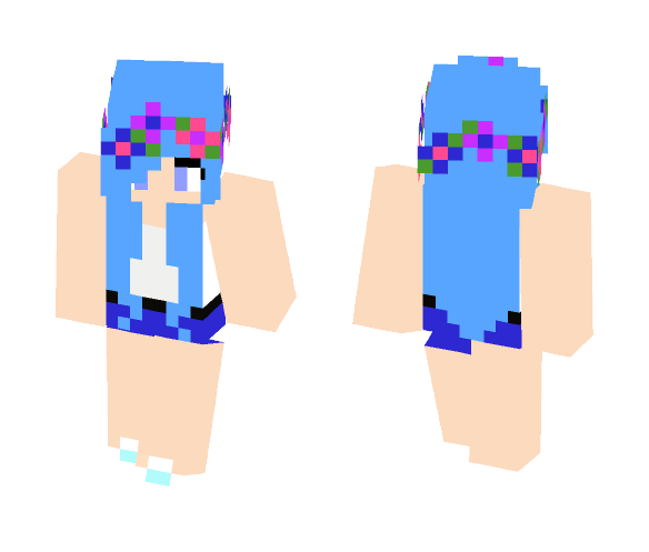 Vamber Flowers {Cherry} - Female Minecraft Skins - image 1