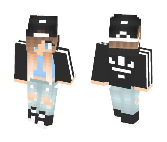 Adidas Girl :3 - Girl Minecraft Skins - image 1