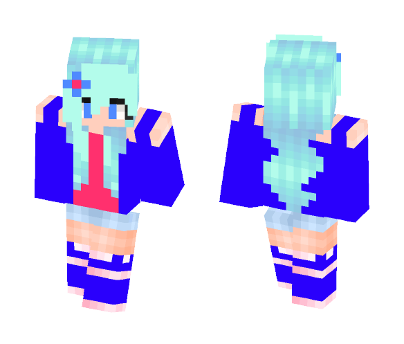 Ad Some Spring Minty {Cherry!} - Female Minecraft Skins - image 1