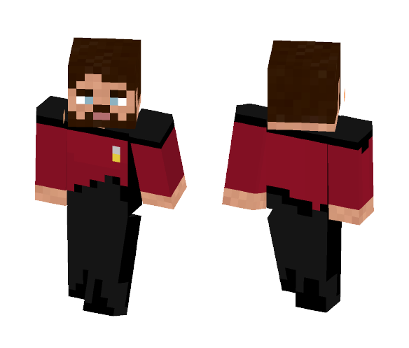 William T. Riker TNG - Male Minecraft Skins - image 1