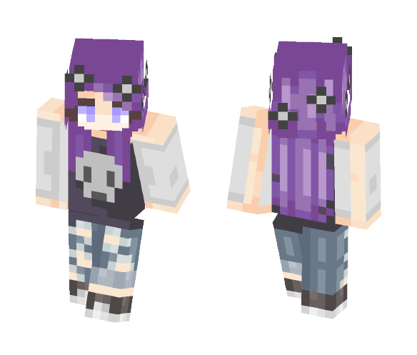 black petals - Female Minecraft Skins - image 1