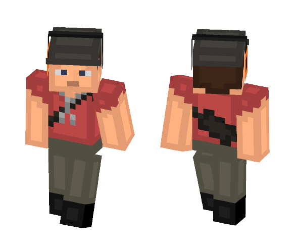 RED Scout | Team Fortress 2 - Male Minecraft Skins - image 1