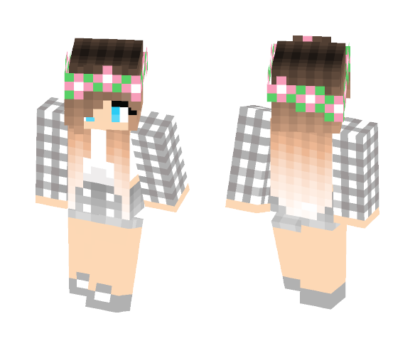 Tumblr Girl - Girl Minecraft Skins - image 1
