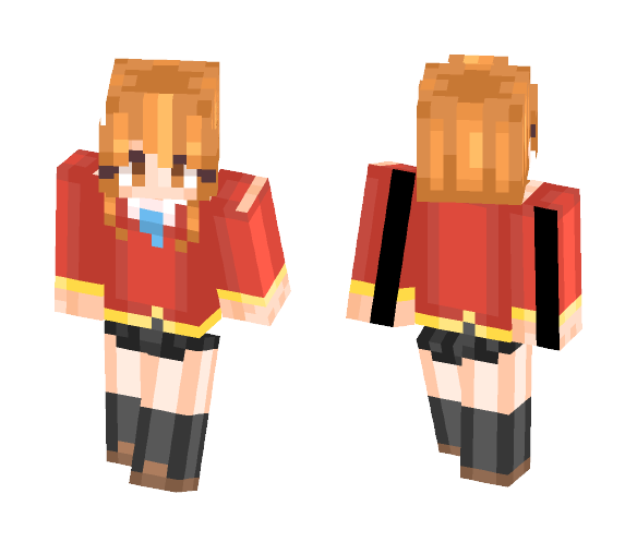 Download Free My little monster Mizutani Shizuku Skin for Minecraft image 1 My little monster Mizutani Shizuku - Female Minecraft Skins - image 1