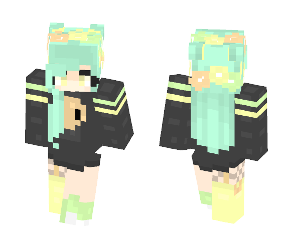 Citrus | Main OC | HomeworldGeek - Female Minecraft Skins - image 1